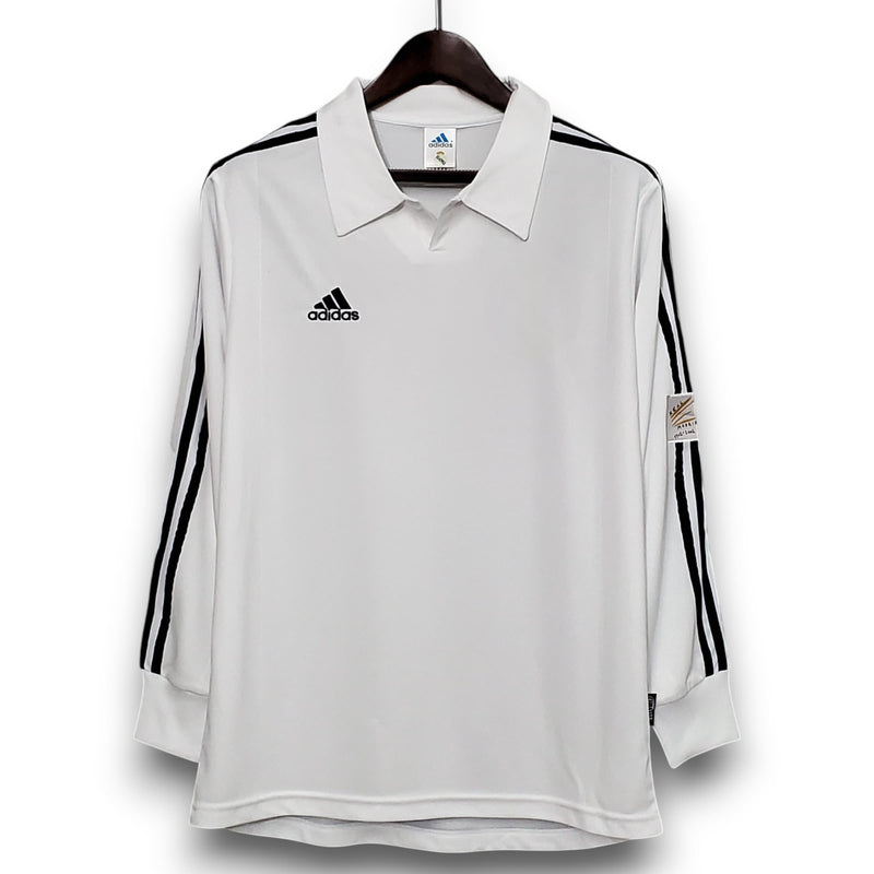 Camiseta Real Madrid 2001-2002 Local Manga Larga