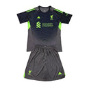 Kit Infantil Liverpool 2025/26 Goleiro - preto