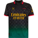 Camisa AC Milan 2024/25 Edição Comemorativa - Preto - Versão Torcedor