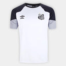 Camiseta de entrenamiento Umbro Santos 23/24 para hombre - Gris + Blanco