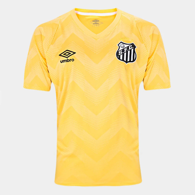 Camiseta de portero del Santos 2024 (sin número) Umbro para hombre - Amarilla