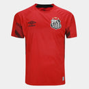 Camisa Santos 25/26 Goleiro Umbro Masculina - Vermelho+Preto