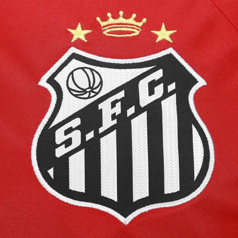 Camisa Santos 25/26 Goleiro Umbro Masculina - Vermelho+Preto