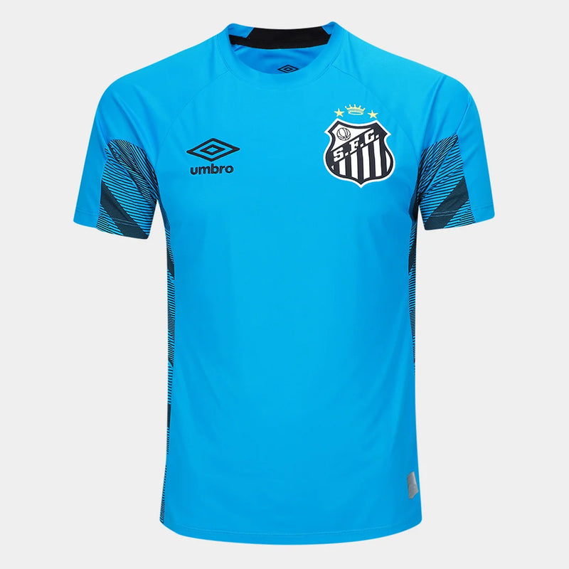 Camiseta de portero Santos 25/26 Umbro para hombre - Azul y negro
