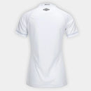 Camiseta de local del Santos 25/26 (sin número) Player Umbro para mujer - Blanco + Gris