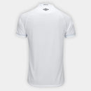 Camiseta de local del Santos 25/26 (sin número) Player Umbro para hombre - Blanca + Gris