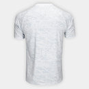 Camiseta local del Santos 25/26 (sin número) Umbro Player para mujer - Blanca + Gris