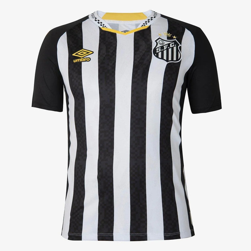 Camiseta de aficionado Santos II 25/26 Neymar nº 10 Umbro para hombre - Blanco y negro