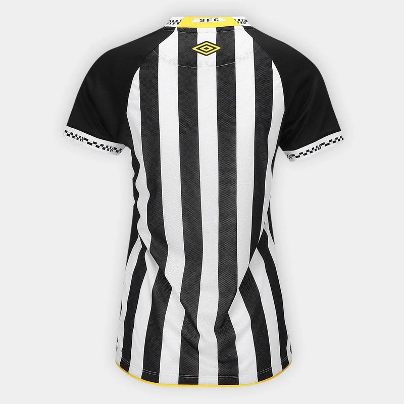 Camiseta de jugadora Santos II 25/26 Umbro para mujer (sin número) - Blanco y negro