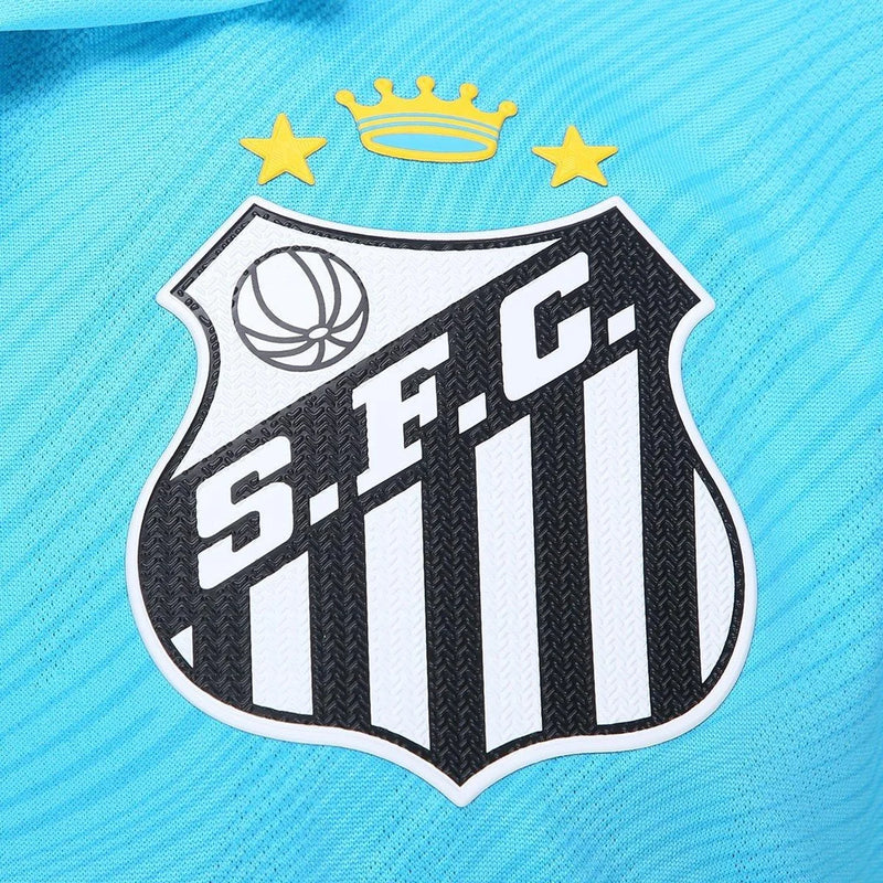 Camiseta Santos 25/26 (sin número) Edición Especial Jugador Umbro para hombre - Azul y negro