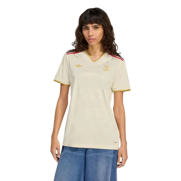 Tercera camiseta del Flamengo 2025/26 - Versión para aficionadas - Beige