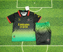Kit Infantil AC Milan X OFF White 2024/25 Preto