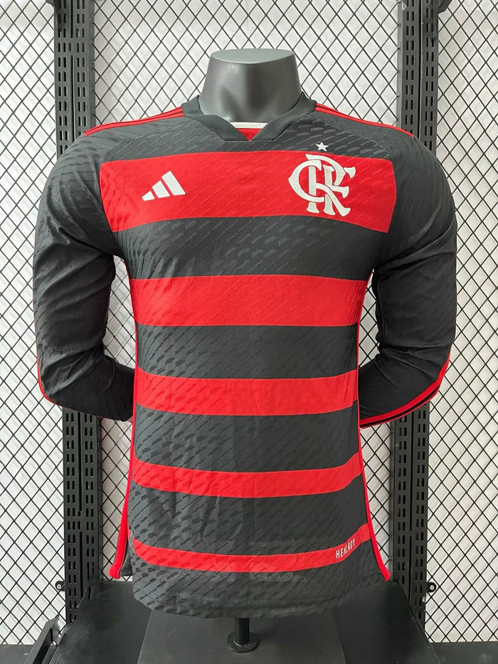 Camiseta Flamengo 23/24 - Versión de jugador de manga larga