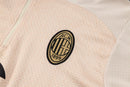 Agasalho AC Milan 2024/25 Creme - Com Ziper