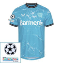 Bayer 04 Leverkusen Wirtz 10 Third Fan Jersey 2024/25 Patches UCL UEFA Foundation (Official Printing)