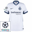 Inter Milan Barella 23 Away 2024/25 Patches UCL UEFA Foundation (Official Printing)