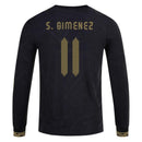 Mexico Santiago Giménez 2025 Special Edition Long Sleeve Authentic Player Third Jersey by adidas