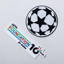 Atalanta Away Fan Jersey 2025/26 Patches UCL + 10th Anniversary UEFA Foundation