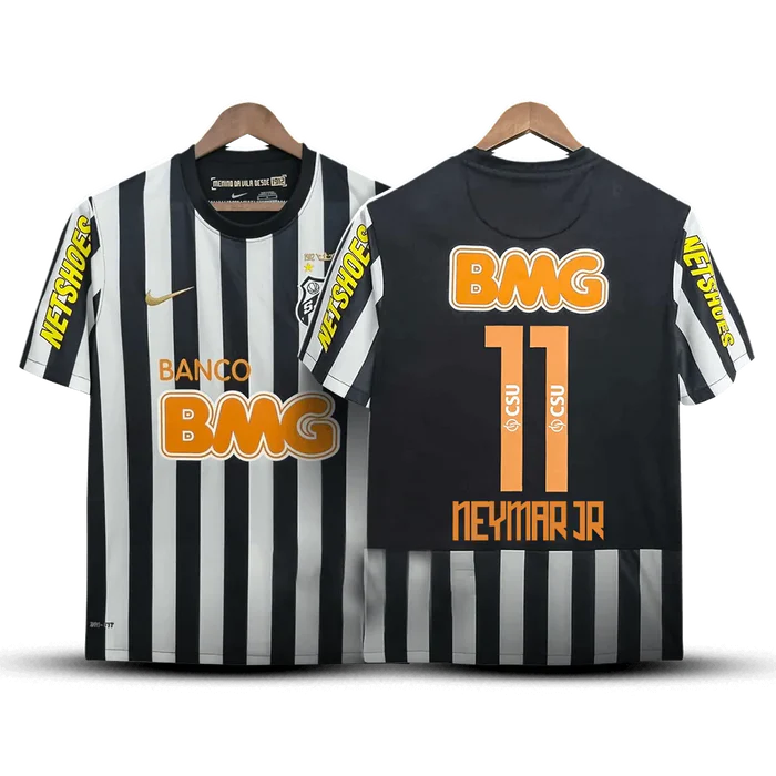 Camiseta a rayas Santos Nike Neymar Retro 2012/13 para hombre