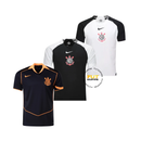 Combo Corinthians Home+Away+Third 2025/26  - Versão Torcedor