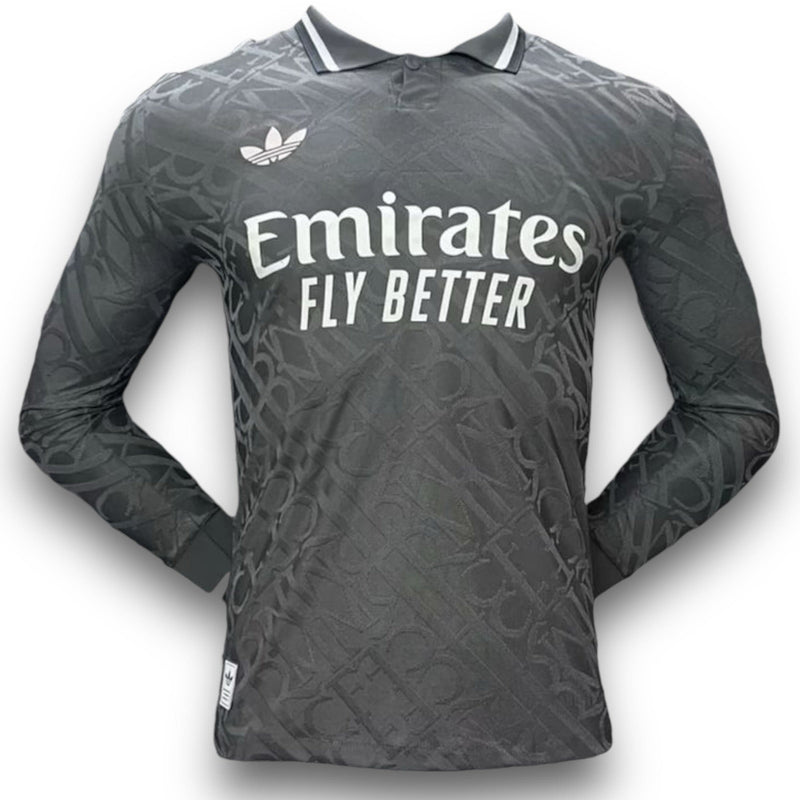 Camiseta Real Madrid 2024-2025 Alter. Manga Larga- Version Player