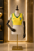 Kit Verão Europeu Brasil Feminino™ | 3 Blusas Premium Copa do Mundo