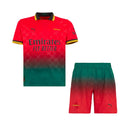 Kit Infantil AC Milan X OFF White 2024/25 Vermelho