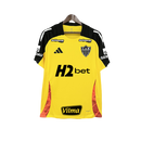 Camisa Atlético Mineiro 25/26 Amarelo Treino - Todos os Patrocínios - Versão Torcedor
