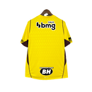 Camisa Atlético Mineiro 24/25 Goleiro - Amarelo - Todos os Patrocínios - Versão Torcedor