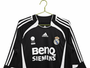 Camiseta Real Madrid 2006-2007 Visitante Manga Larga