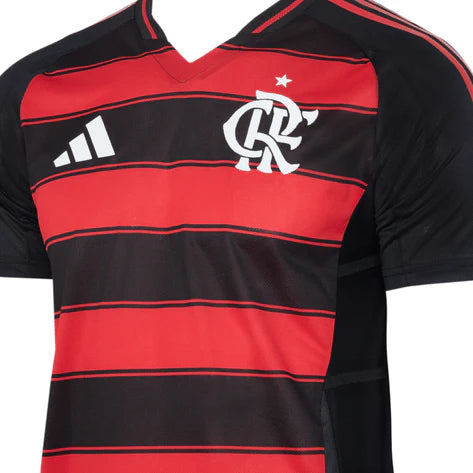 Camiseta del Flamengo para la temporada 25/26 - Versión jugador - Negra y roja