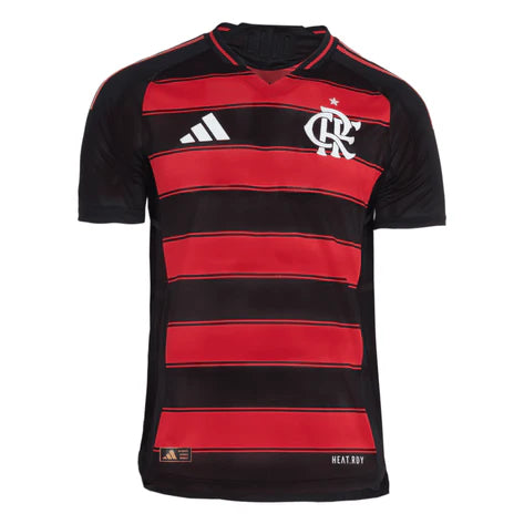 Camiseta del Flamengo para la temporada 25/26 - Versión jugador - Negra y roja