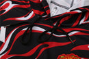 Agasalho Manchester United 2025/26 Vermelho Fogo - Moletom Com Capuz