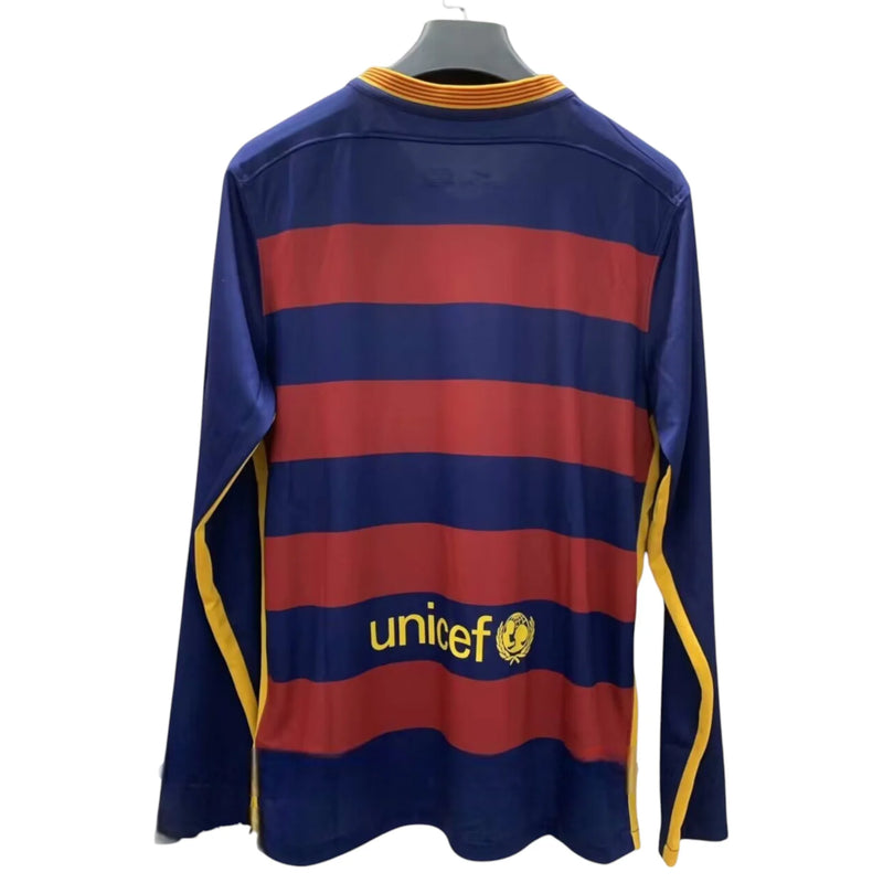 Camiseta Barcelona 2015-2016 Local Manga Larga