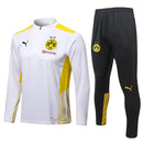 Agasalho Borussia Dortmund 21/22 Branca - Com Fecho