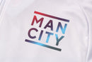 Agasalho Manchester City 21/22 Branca - Com Fecho