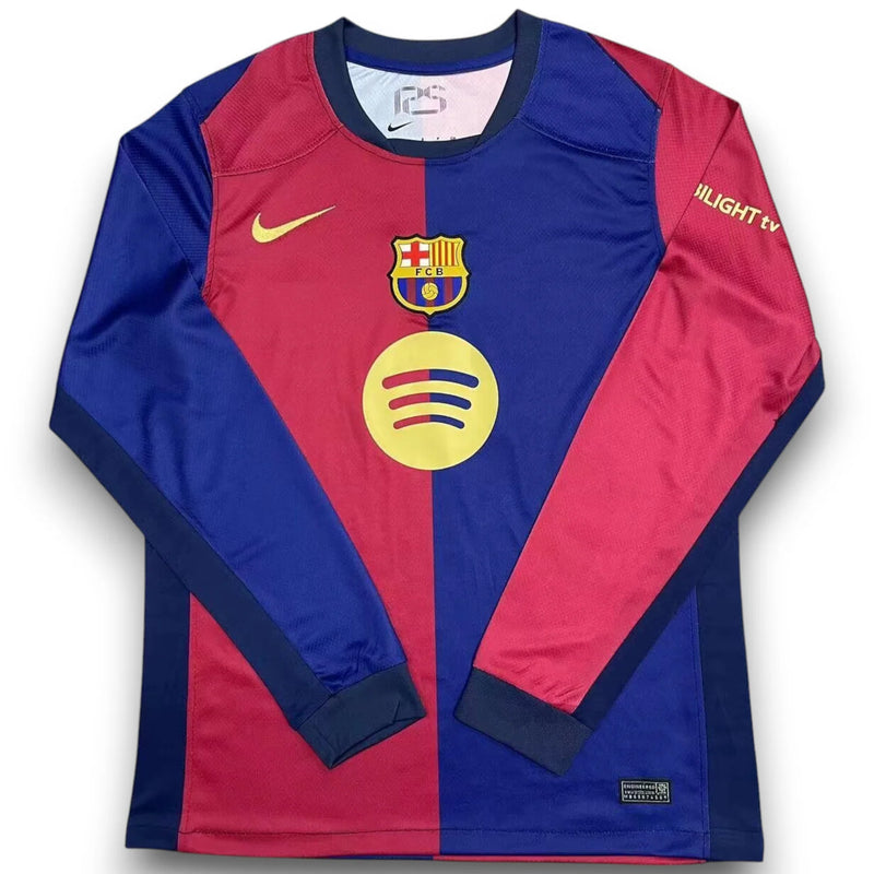 Camiseta Barcelona 2024-2025 Local Manga Larga