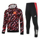Agasalho Manchester United 2025/26 Vermelho Fogo - Moletom Com Capuz