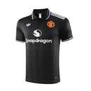 Camisa Manchester United 2025/26  Preto - Edição Polo