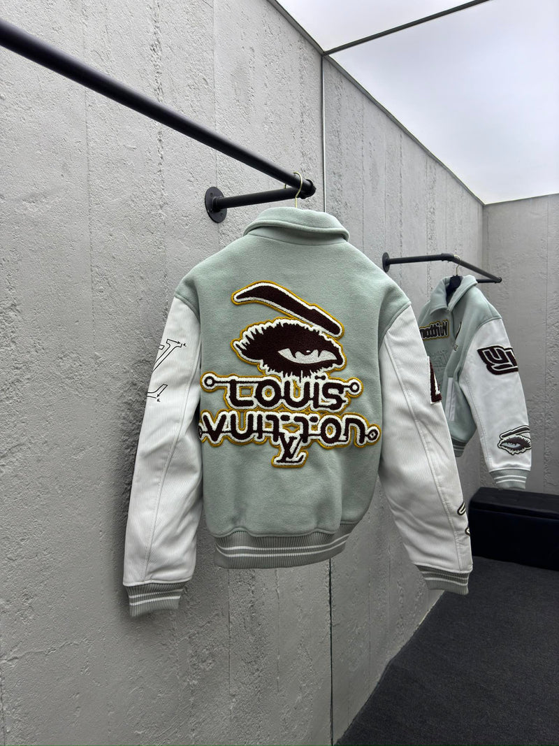 Chaqueta de béisbol Demon Eye de LOUIS VUITTON: artesanía