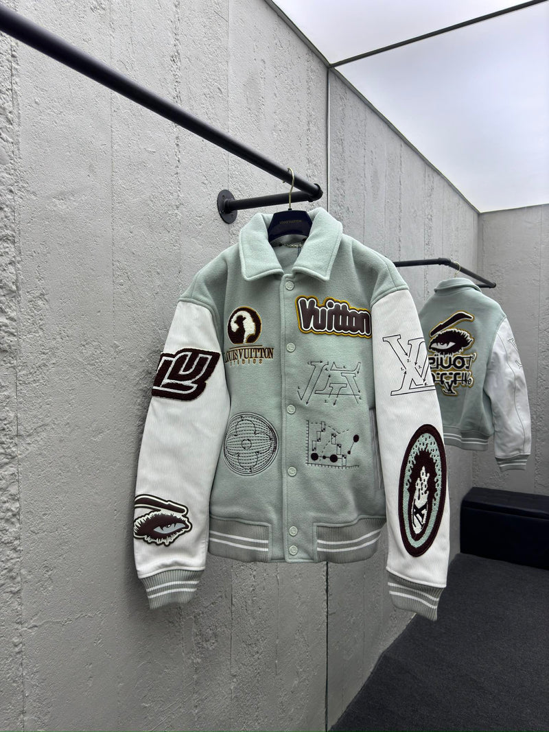Chaqueta de béisbol Demon Eye de LOUIS VUITTON: artesanía