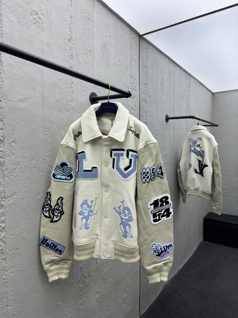 LOUIS VUITTON Conejo octacoma abrigo uniforme de béisbol