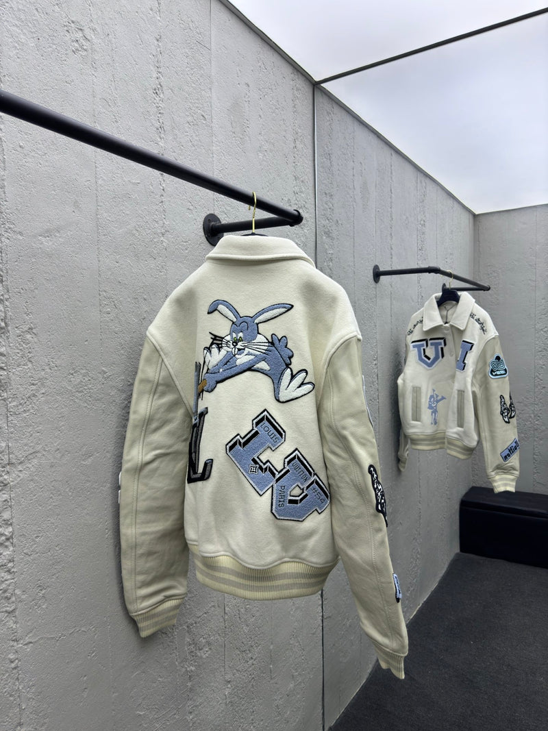LOUIS VUITTON Conejo octacoma abrigo uniforme de béisbol