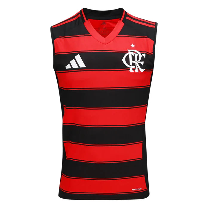 Camiseta de tirantes Flamengo Local 25/26 - Roja y Negra