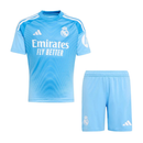 Kit Infantil Real Madrid 2025/26 Goleiro Azul