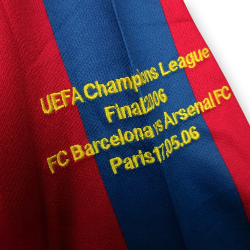 Camiseta Barcelona 2005-2006 Local Final UCL