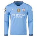 Camisa Manchester City - Liga dos Campeões - 24/25 I Home - Manga Longa