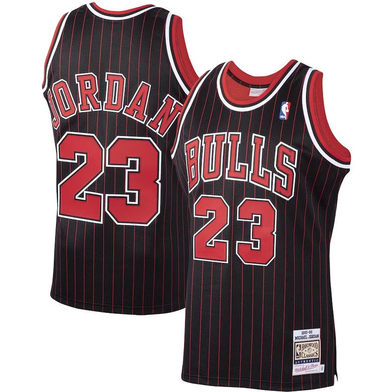 Camiseta Chicago Bulls Jordan 23 Mitchell & Ness Stripe