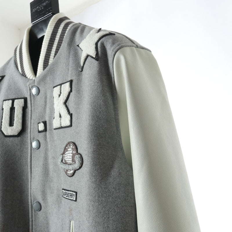 Burberry BBR 22FW chaqueta de uniforme de béisbol