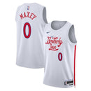 Tyrese Maxey Philadelphia 76ers Unisex 2023 NBA Jersey - City Edition - Branco